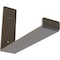 Ekena Millwork Steel Hanging Shelf Bracket, Hammered Brown 2"W x 10"D x 6 1/2"H BKTM02X10X06HSHBR - alternate 1